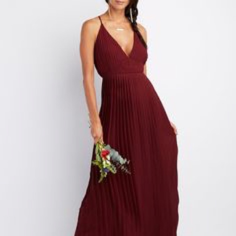 Lovely Burgundy Maxi Dress size Medium